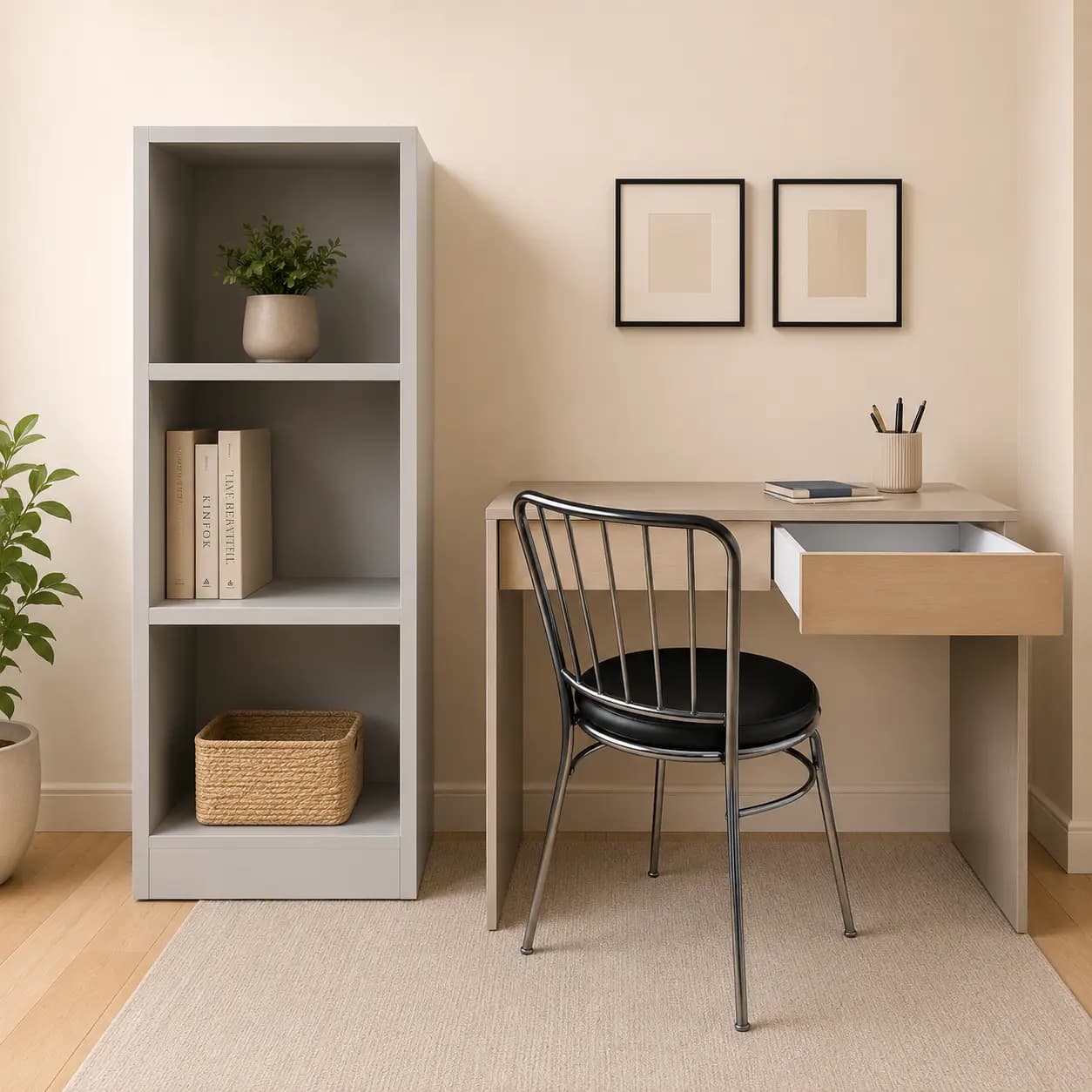 Study Table With Book Shelf Combo 6