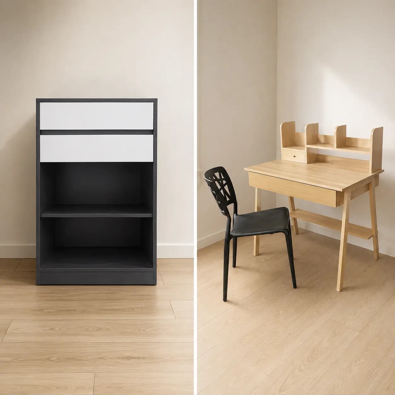 Study Table With Book Shelf  Combo 2