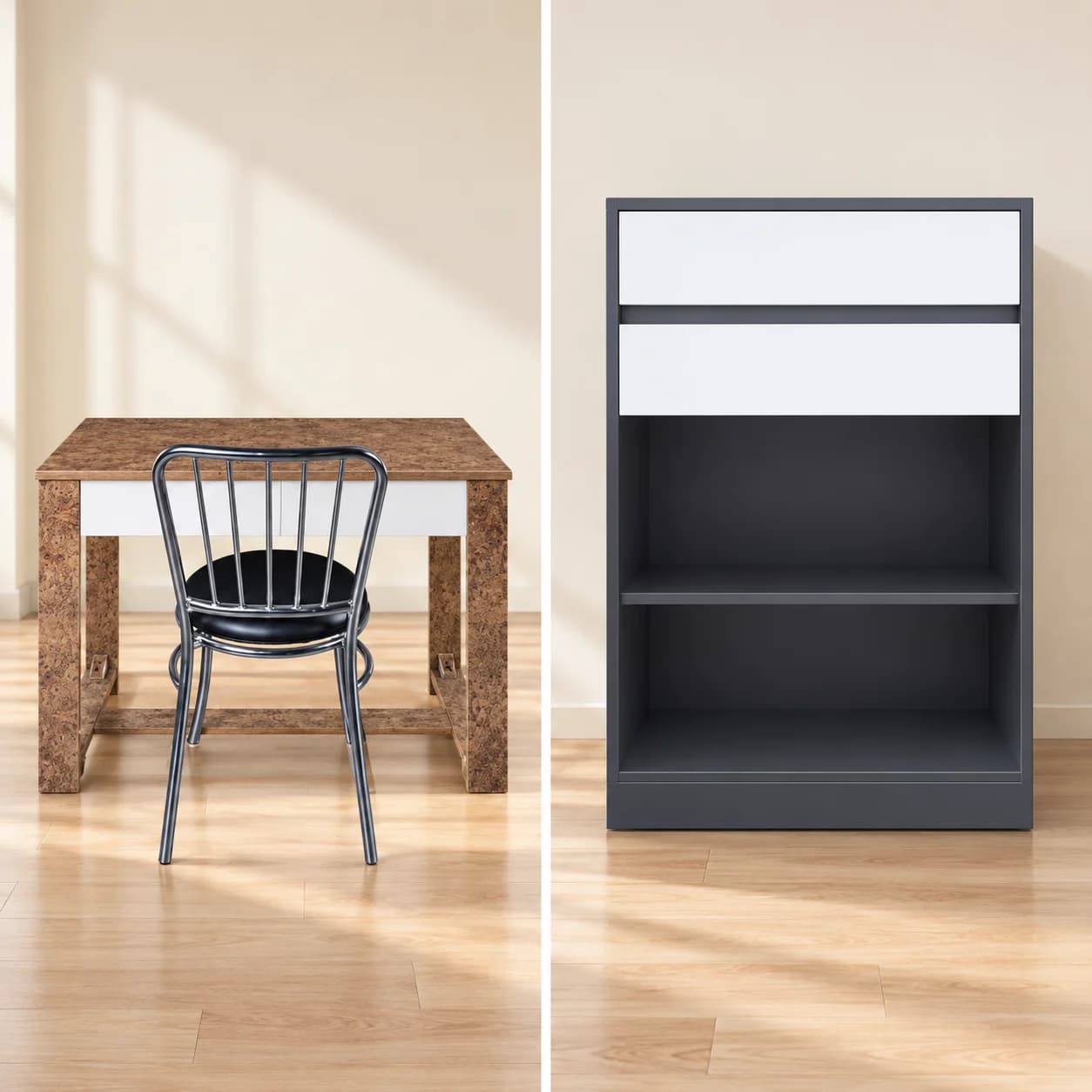 Study Table With Book Shelf Combo 1