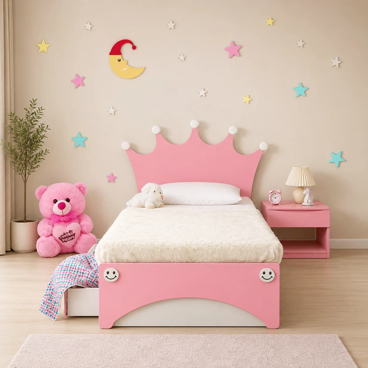 Kids' Princess Crown Bed