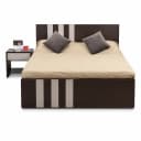 Avena Queen Double Bed with Mattress And Side Table