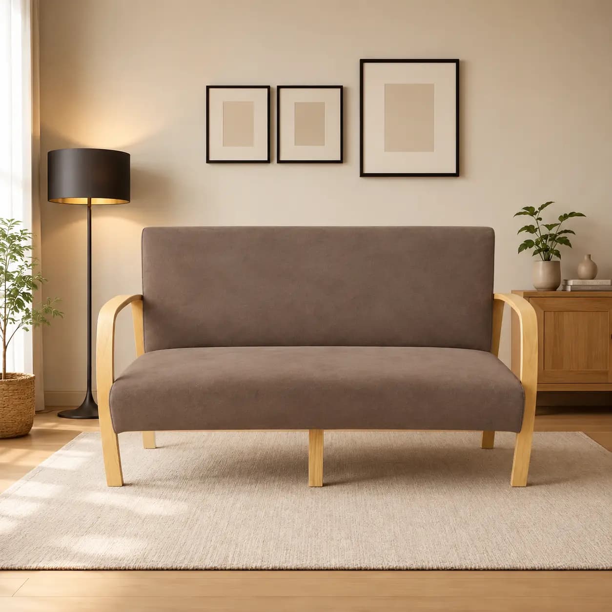 Amber sofa (3 Seater , Beige)