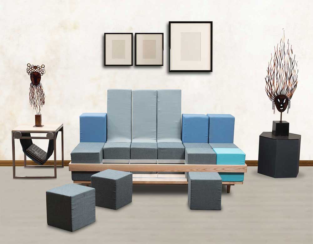 Puzzly Sofa Set On Rent in Mumbai Sofa on Rent Fabrento